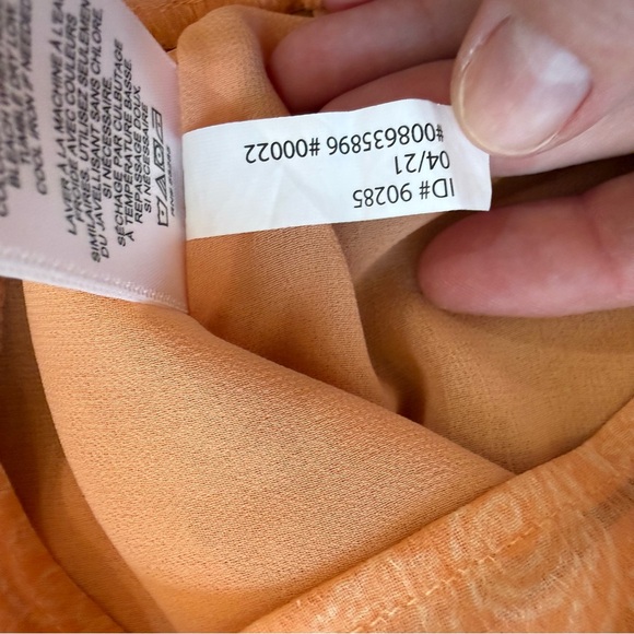 Vitamin C Orange Paisley Peplum | Romantic Maximalist Cami - Picture 7 of 7